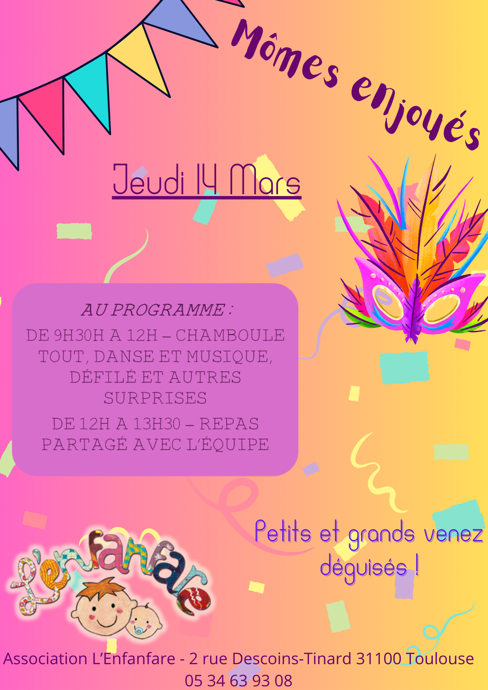 Mômes Enjoués - Mars 2024 (Carnaval)