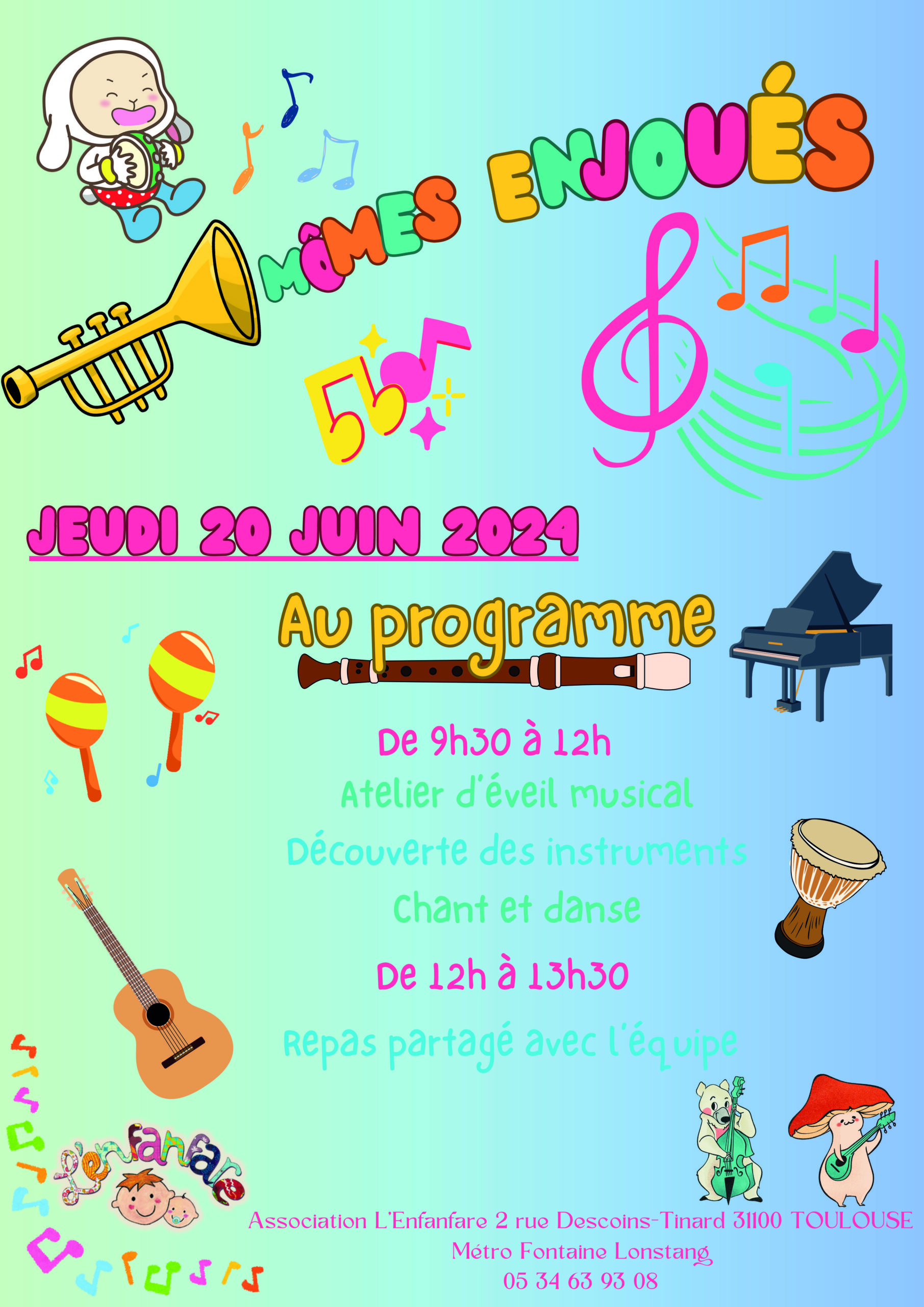 Mômes Enjoués - Juin 2024 (Atelier d'éveil musical)